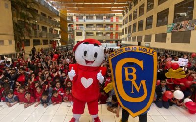 Colegio Bajo Molle da inicio a la campaña de la Teletón 2024 con una visita especial de Teletín