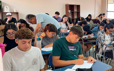 Nuestros alumnos y alumnas de IV° Medio rindieron el primer ensayo PAES del año