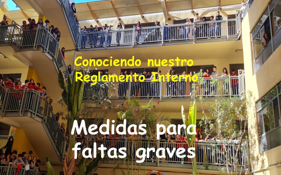 Conociendo nuestro Reglamento Interno (medidas faltas graves)