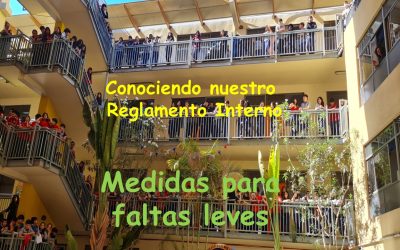 Conociendo nuestro Reglamento Interno (medidas para faltas leves)