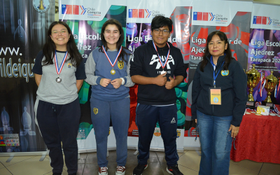 Alumna de nuestro colegio se coronó campeona en la Liga Escolar de Ajedrez