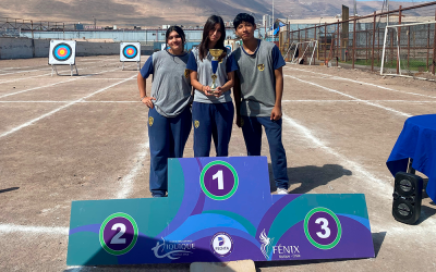 ¡Campeones! Nuestro colegio se quedó con la copa de Tiro con Arco en los JDE