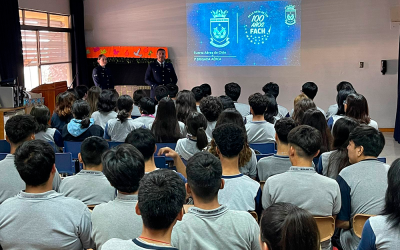 Charla de la FACH para estudiantes de III° y IV° Medio