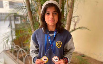 Alumna de nuestro colegio obtuvo dos medallas en primer clasificatorio de los JDE