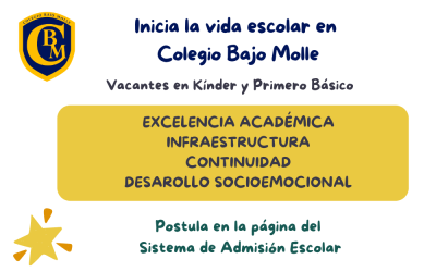 Vacantes disponibles en Colegio Bajo Molle 